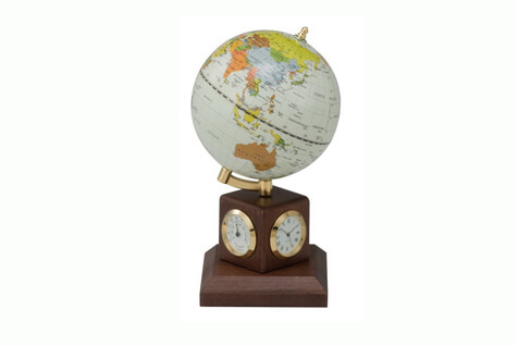 Reloj Globo CUADRADO 10.6CM (0966)