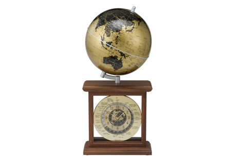 20 CM Globe World Clock (3381HJX-G)