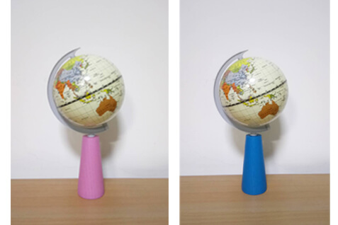 8.5 CM Trapezoid Globe Stand (4507)