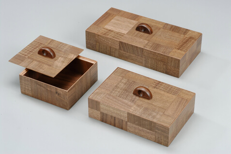 Japanese Style Checkered Storage Box (3563)