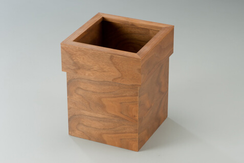 Homedecor & storage Modern Walnut Waste backet (3577)