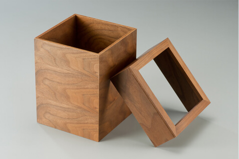 Homedecor & storage Modern Walnut Waste backet (3577) 2