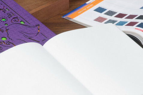 غلاف المجلات المصنوعة من جلد البولي يوريثان المقطوع بالليزر (2016PU)