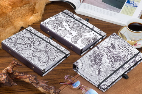 Black Lines Zentangle Art Notebook (2016BLZ)