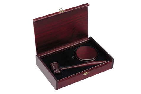 Gavel with round base Gift Set (3822)