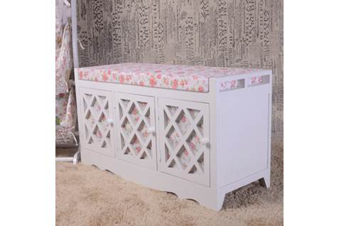 Crisscross Shoe Cabinet with 3 doors (D206)
