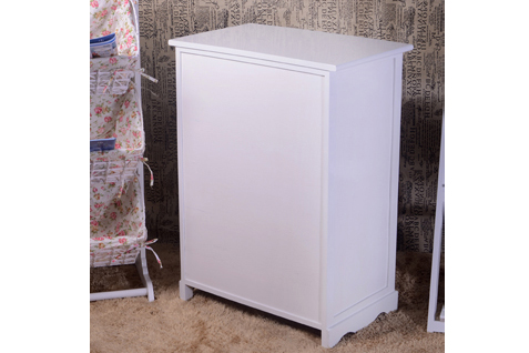 Shoe Cabinet (G105) White Back 1